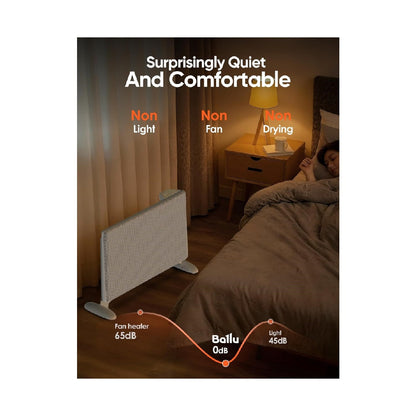 Ballu Mica Infrared Indoor Heater, Large Room Panel Heater