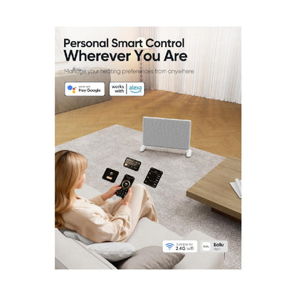 Ballu Mica Infrared Indoor Heater, Large Room Panel Heater