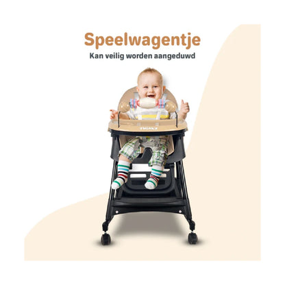 Adjustable Swing Baby High Chair for Infants & Toddlers