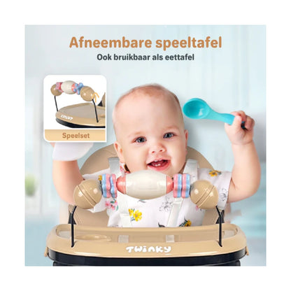 Adjustable Swing Baby High Chair for Infants & Toddlers